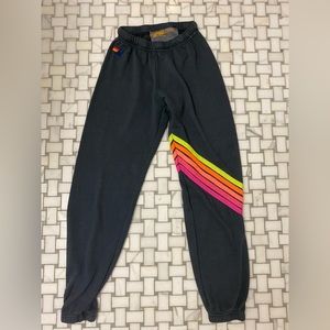 Aviator Nation chevron stripe sweatpants